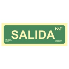 PACK DE 2 SEÑALES "SALIDA" 300X105 PVC VERDE ARCHIVO 2000 6170-06H VE (Espera 4 dias)